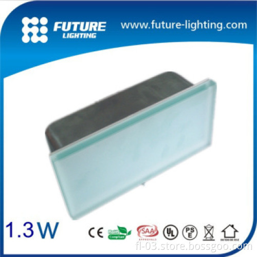 Outdoor High quality outdoor 1.3w rgb color led brick light IP67
